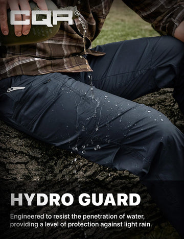 CQR Lightweight stretch fabric action shot on trail.