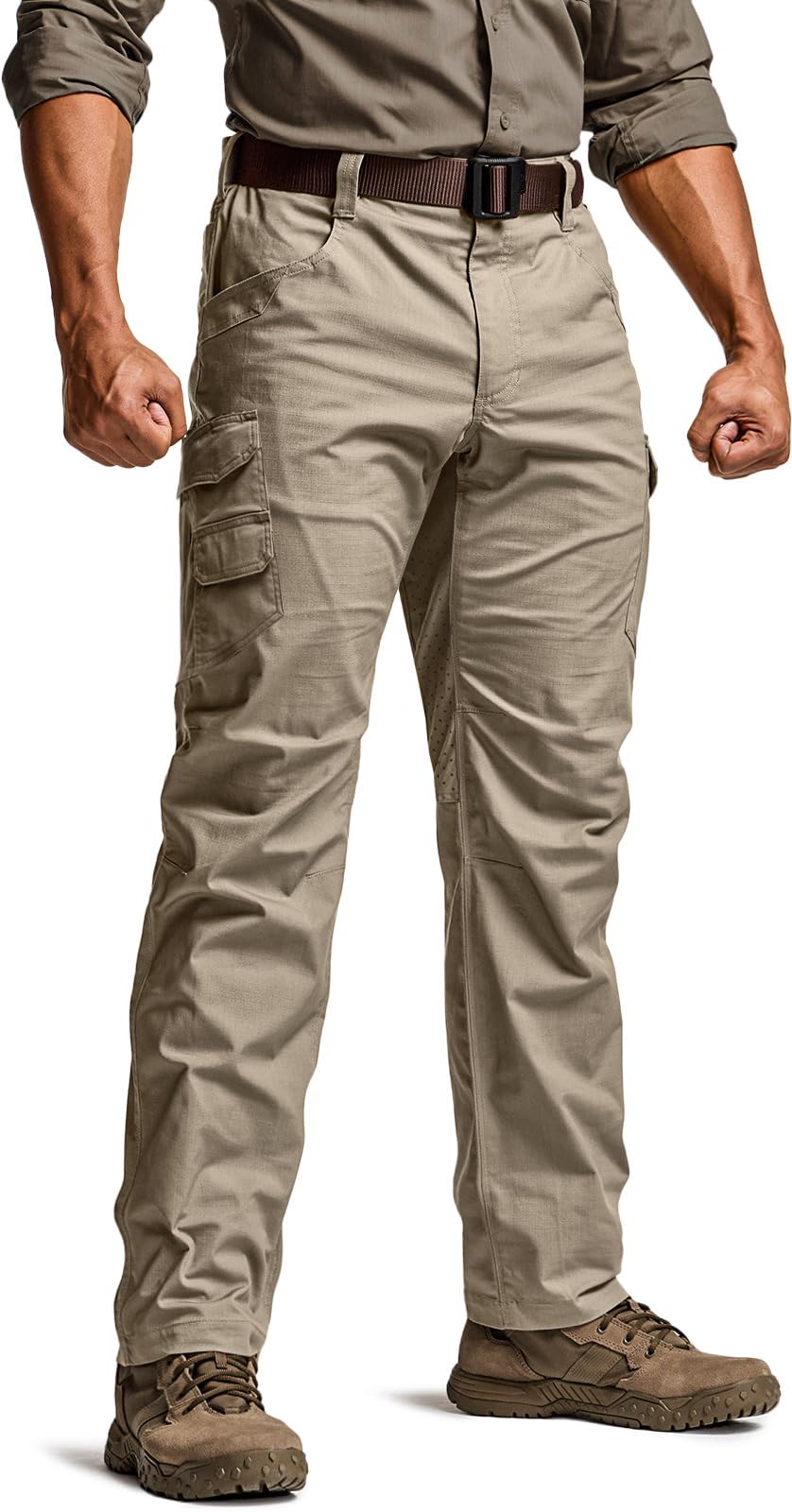 CQR LITE-FLEX pants front view for versatile daily wear and mobility.