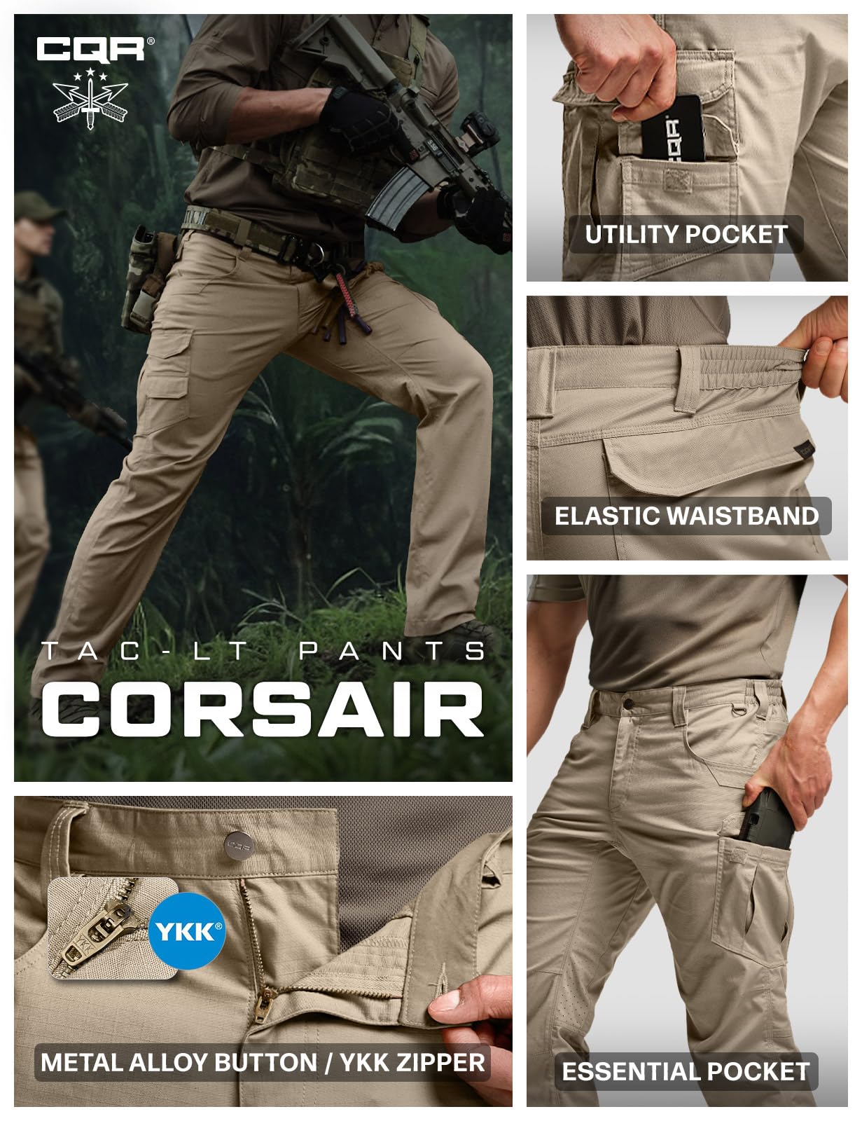 CQR LITE-FLEX travel-ready setup highlights packing efficiency.