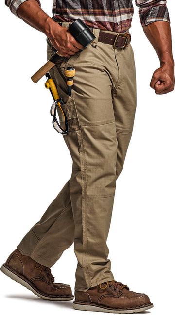 CQR Lumber Cougar quick-dry pants front view showing moisture-wicking fabric for outdoor work