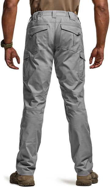 CQR flex ripstop pants water-resistant finish illustrating light outdoor protection