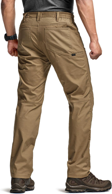 CQR Men's Flex Stretch Pants highlight tac-stretch fabric enabling greater movement during activities