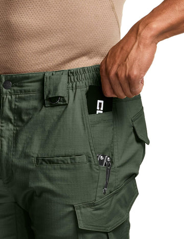 CQR men's flex stretch tactical pants with quick utility pockets for tools and devices.