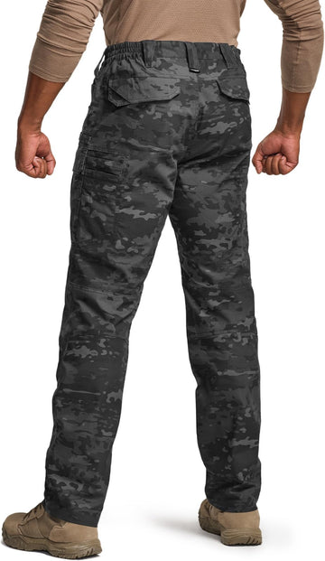 CQR Men's Flex Stretch water-resistant ripstop closeup demonstrates weather-ready protection