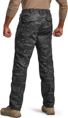 CQR Men's Flex Stretch water-resistant ripstop closeup demonstrates weather-ready protection