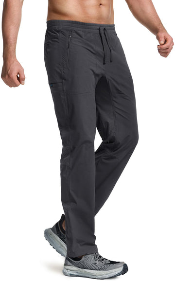 CQR men's hiking pants front view shows lightweight Ascend Crux fabric for all-day comfort.
