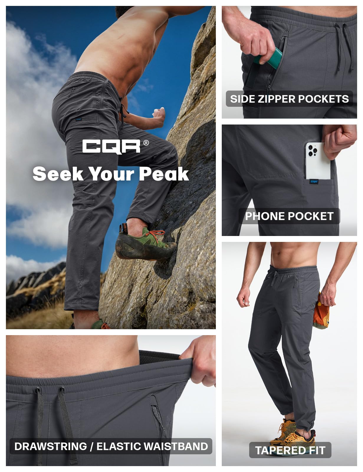 CQR mesh ventilation panel image highlights airflow to keep you cool.