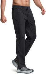 CQR men's hiking pants show side ventilation for cooling on trails.
