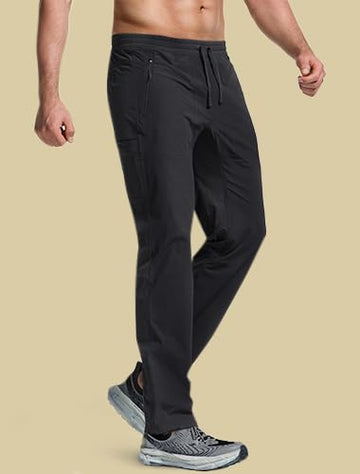 CQR elastic waistband closeup for a secure, adjustable fit during long hikes.