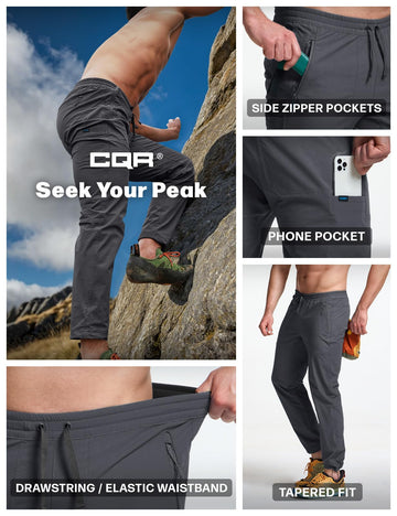 CQR versatile athletic pants suitable for gym, runs, and soccer
