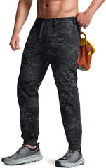 CQR Men's Lightweight Vent Hiking Pants Ascend Peak Camo offer breathable comfort during hikes.
