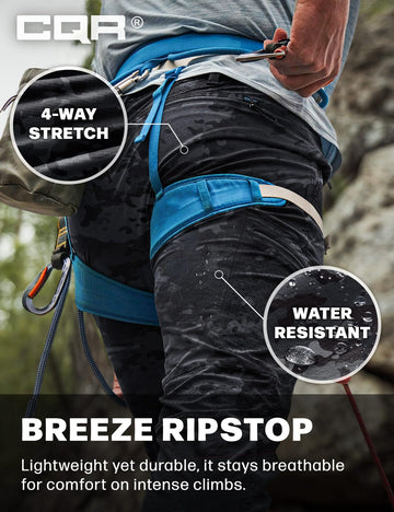 CQR Ascend Peak elastic waist provides flexible, comfortable fit