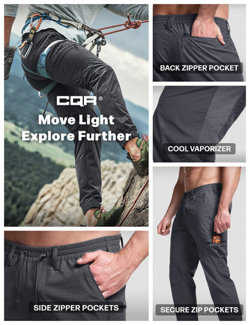 CQR Ascend Peak carbon grey colorway suits versatile outdoor styles.
