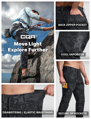 CQR fabric closeup shows durable, breathable material for active wear.