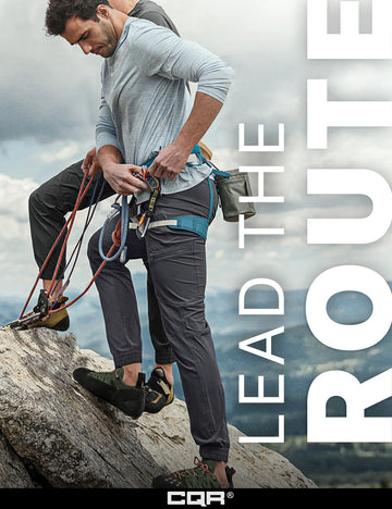CQR men's hiking pants side zip pockets securely hold essentials during activity.