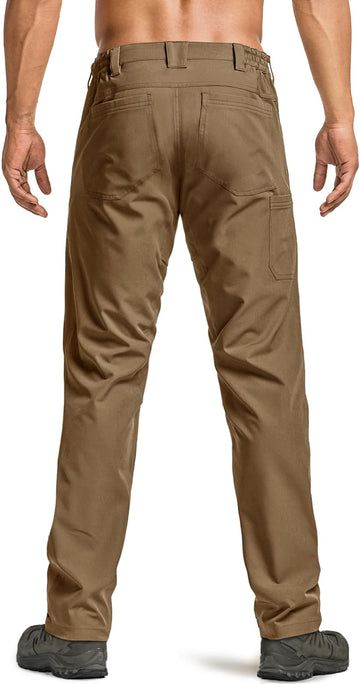 CQR men's quick-dry tactical pants back pocket for secure storage