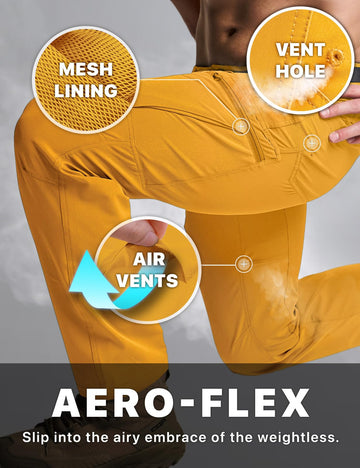 CQR pants mesh ventilation panel view emphasizes breathable cooling during activity.