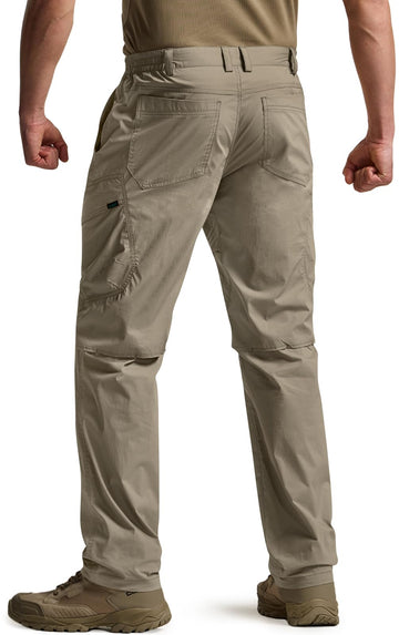 CQR pants fabric closeup, stretch fabric for unrestricted motion