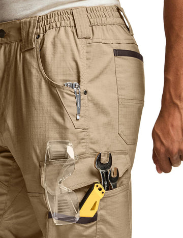 CQR pants pocket detail showing multiple secure compartments