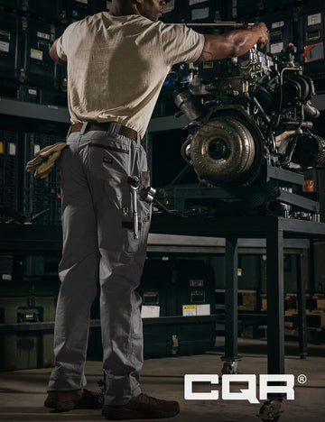 CQR Quick Dry Work Pants back pocket for secure gear.