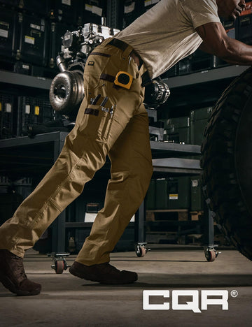 CQR quick dry work pants cargo pockets enable versatile organization