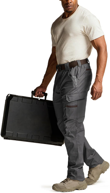CQR cargo pockets enable organized tool carrying.
