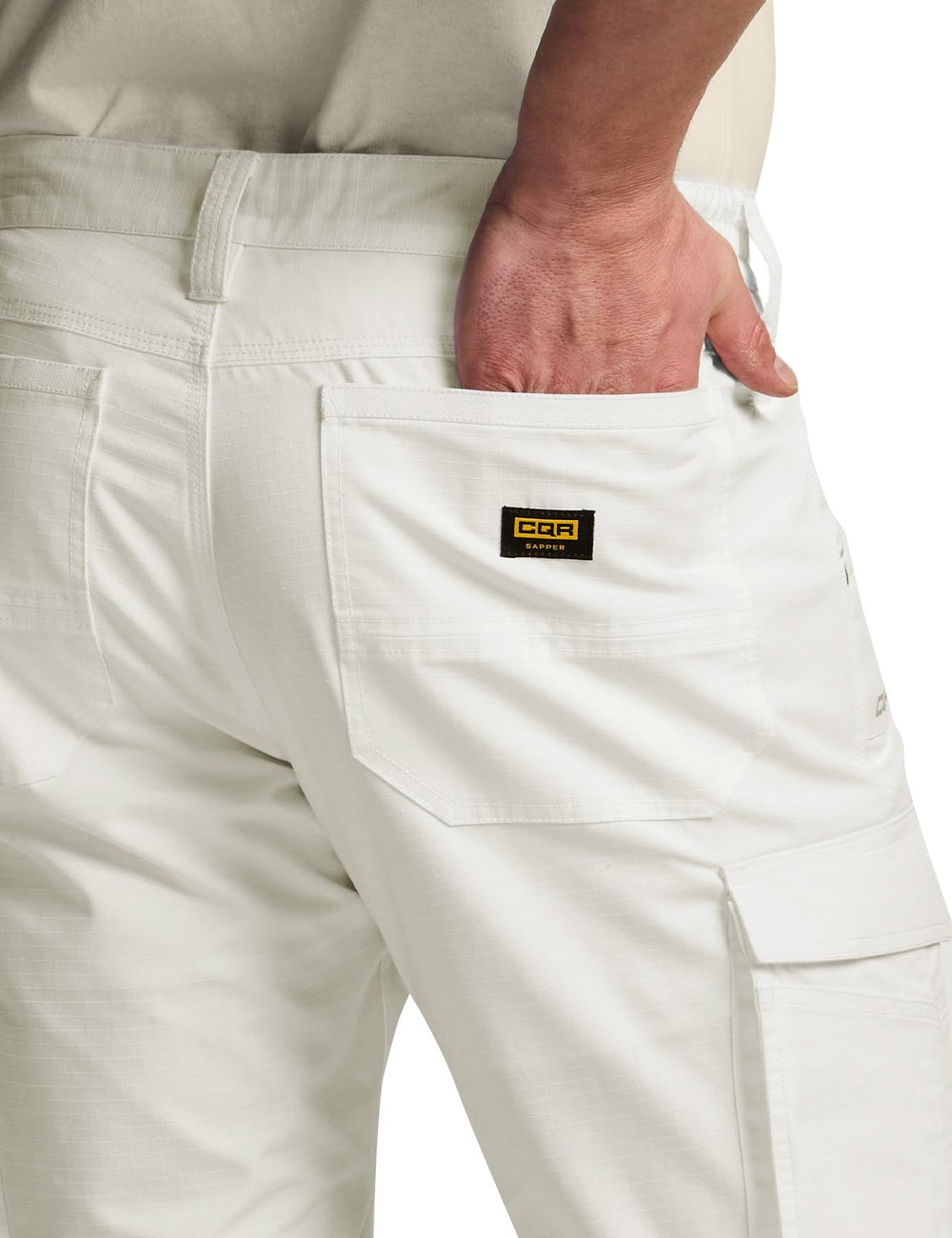 CQR men's quick dry work pants multiple pockets keep essentials secure during shifts.