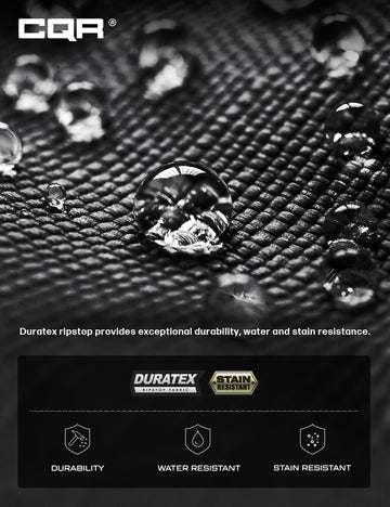 CQR men's quick dry work pants in action hiking demonstrate outdoor versatility.