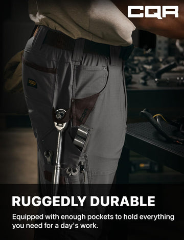 CQR stretch fabric supports freedom of movement.