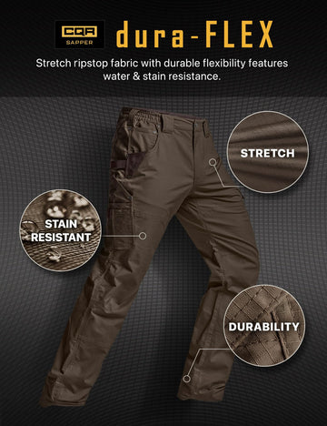 Water resistance demo on CQR pants for light rain conditions