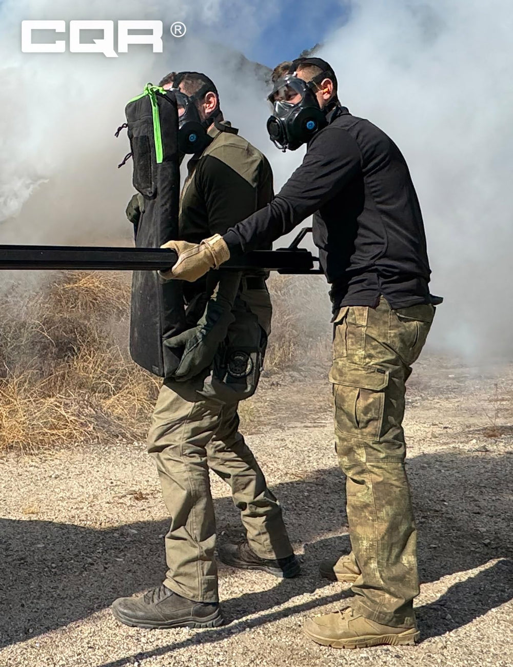 CQR Men's Tactical Pants in-action on hiking or climbing