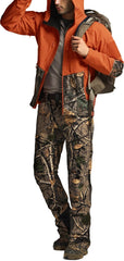 CQR Teton softshell pants fleece interior shows warmth without bulk.