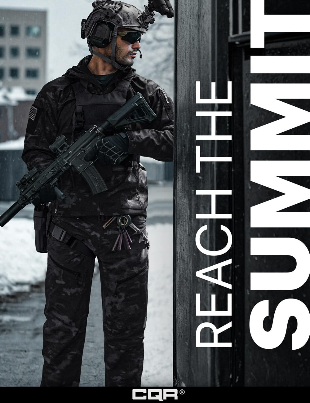CQR Men’s Teton softshell pants insulated fleece lining for warmth.