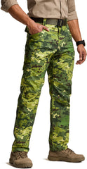 CQR Men's Utility Flex Cargo Pants front view for everyday versatility.