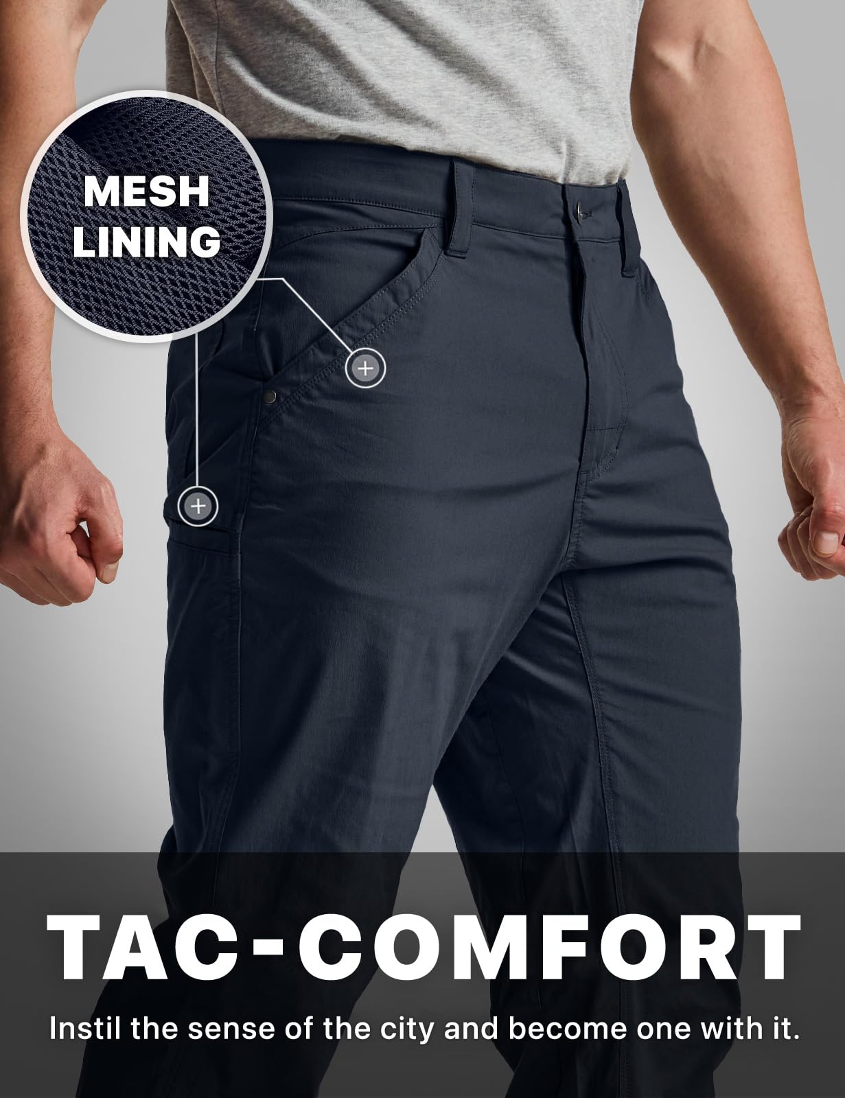 CQR Water-resistant finish helps stay dry during light rain and splashes