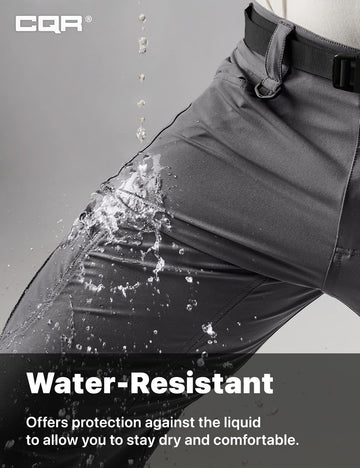 CQR multi-pocket utility pants show ample tool and gear pockets