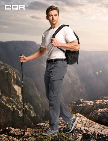 CQR outdoor adventure pants series image highlights versatile activities