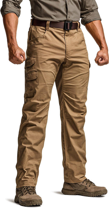 CQR Tac Cougar pants front water-resistant view for outdoor errands and light rain