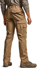 CQR Tac Cougar pants side stretch fabric close-up showing mobility and comfort