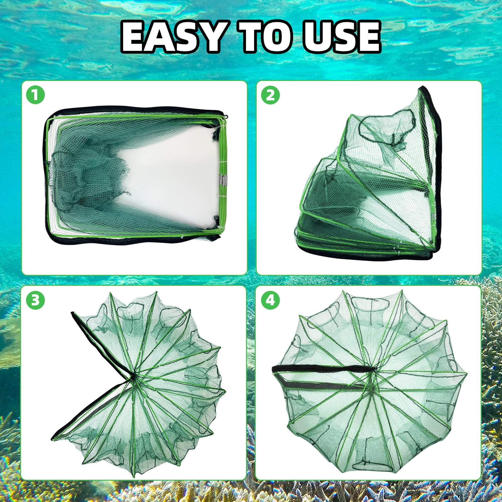 Package includes two traps and two ropes