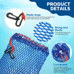Plastic locker used with bait bag on crabbing trap