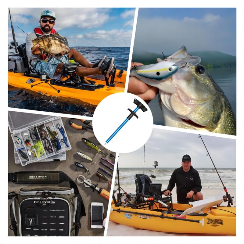 Cracrab aluminum hook remover suitable for freshwater and saltwater use