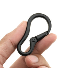 Craftmemore carabiner snap hook 2 inches black for secure backpack attachment