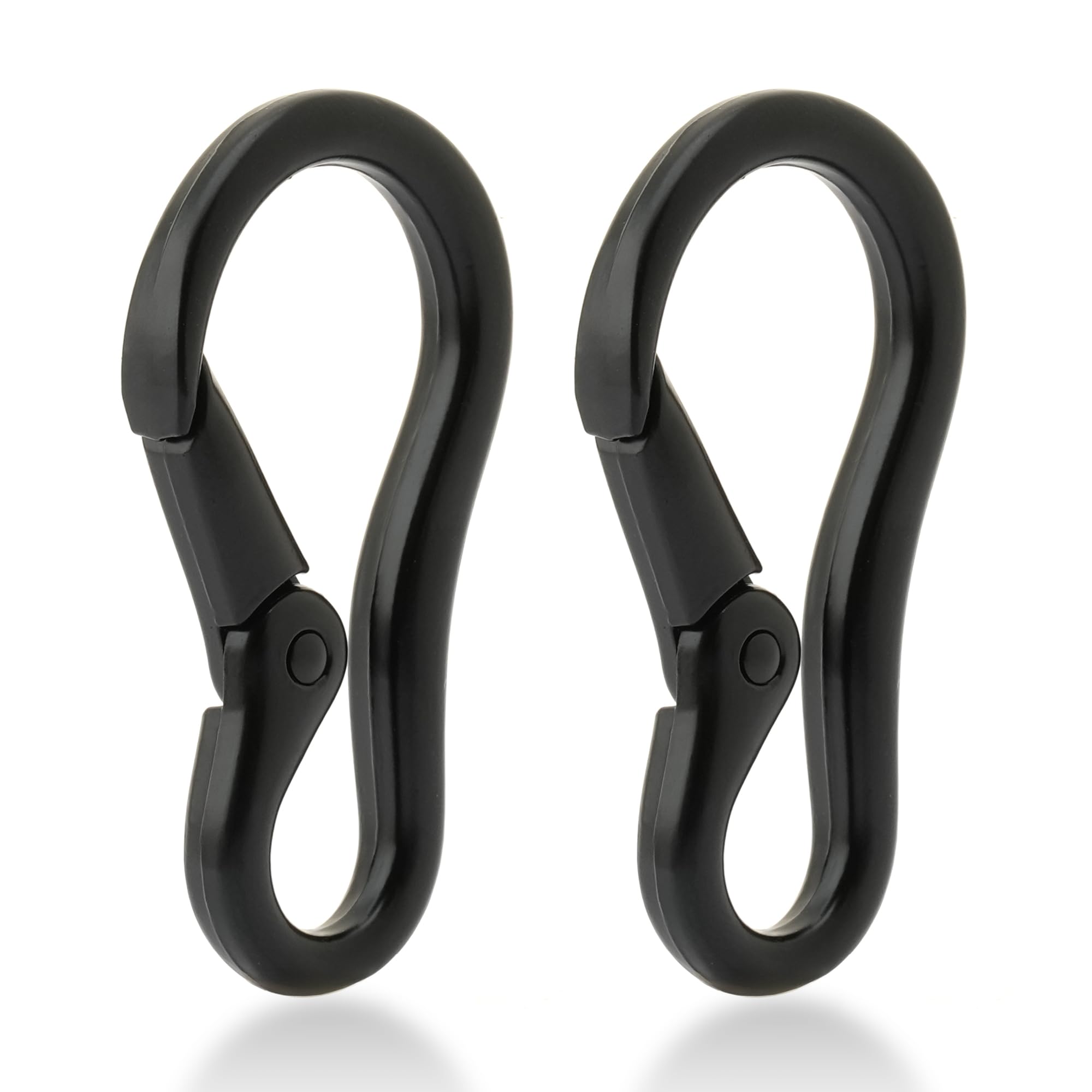 Craftmemore heavy-duty zinc alloy clip black for durable camping gear