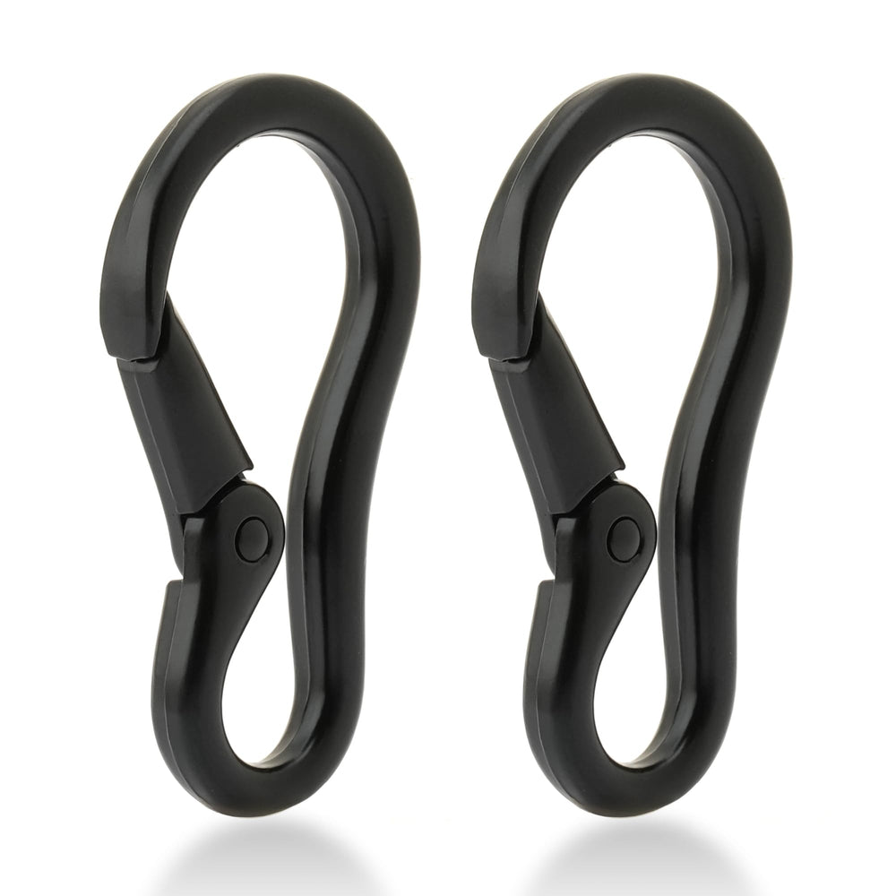 Craftmemore heavy-duty zinc alloy clip black for durable camping gear