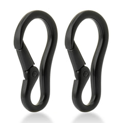 Craftmemore heavy-duty zinc alloy clip black for durable camping gear