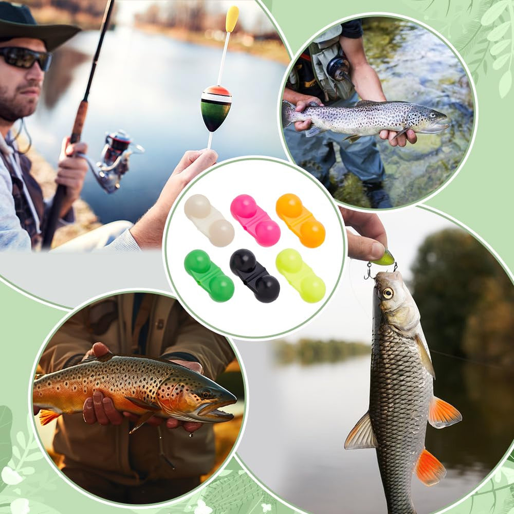 CraftyMelody glow in the dark beads aid night fishing