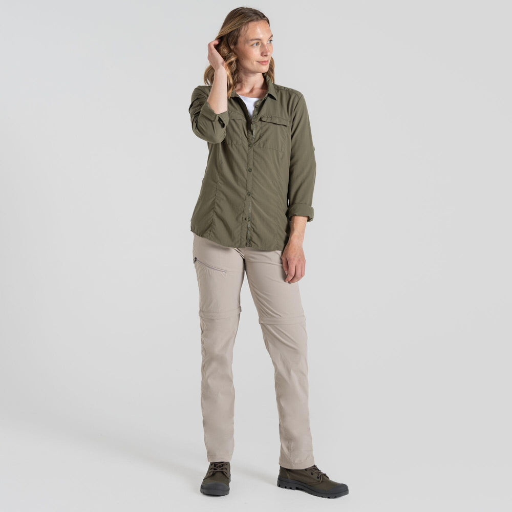 Craghoppers Pro Convertible Pant waistband area illustrating adjustable fit options.