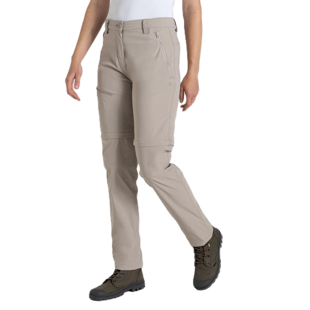 Craghoppers Insect Shield Pro Convertible Pant front view with travel-ready silhouette and bug protection.