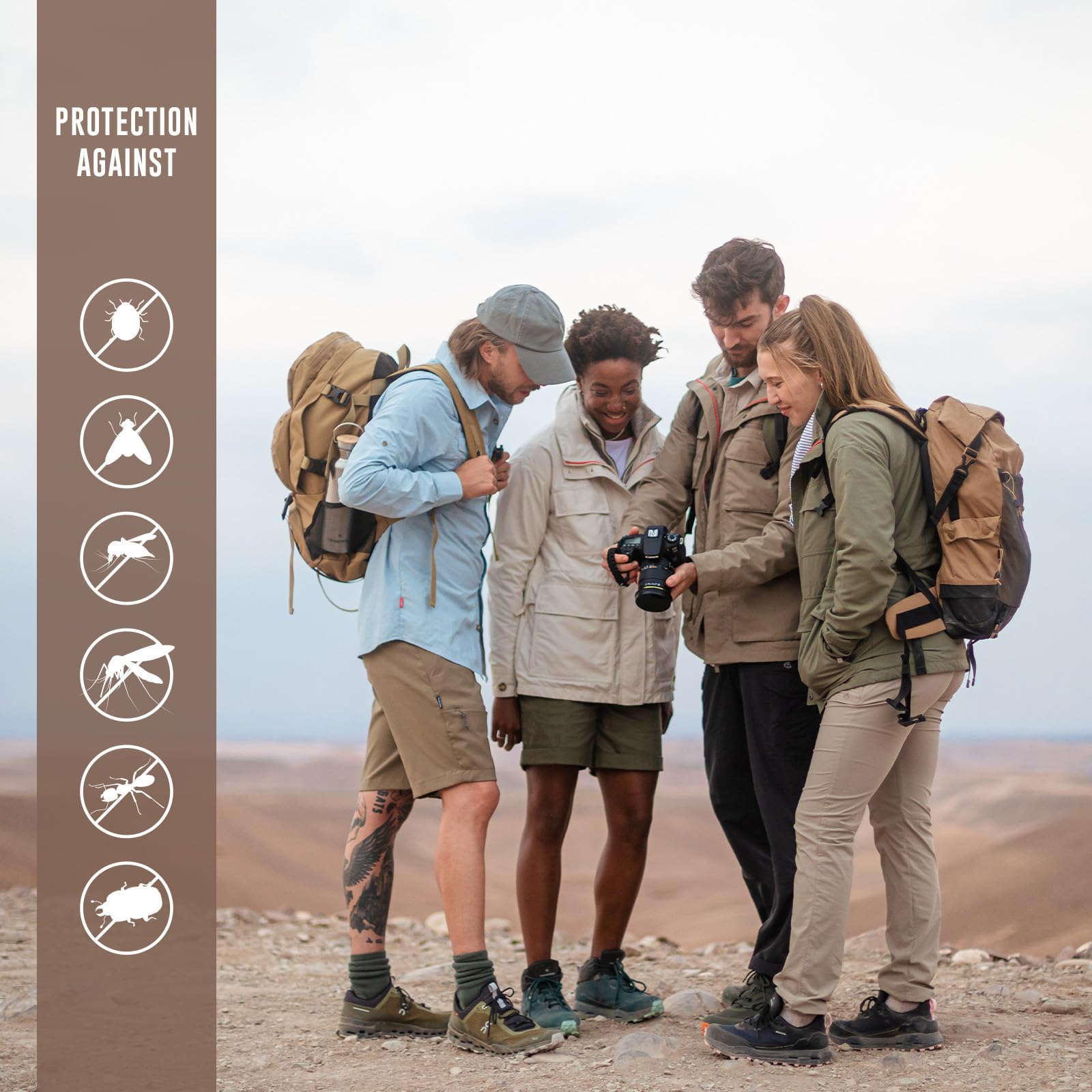 Craghoppers lightweight nylon fabric close-up demonstrating quick-dry comfort for active days.